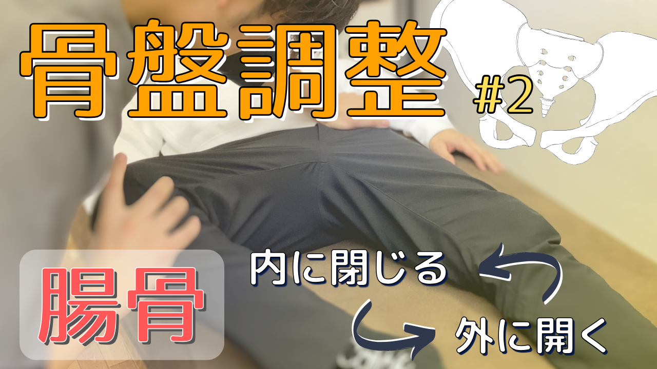 【骨盤調整#2】痺れの原因にもなる骨盤の(インフレアーアウトフレア)異常を治せますか?治せないんだったらこの動画見た方がいい!