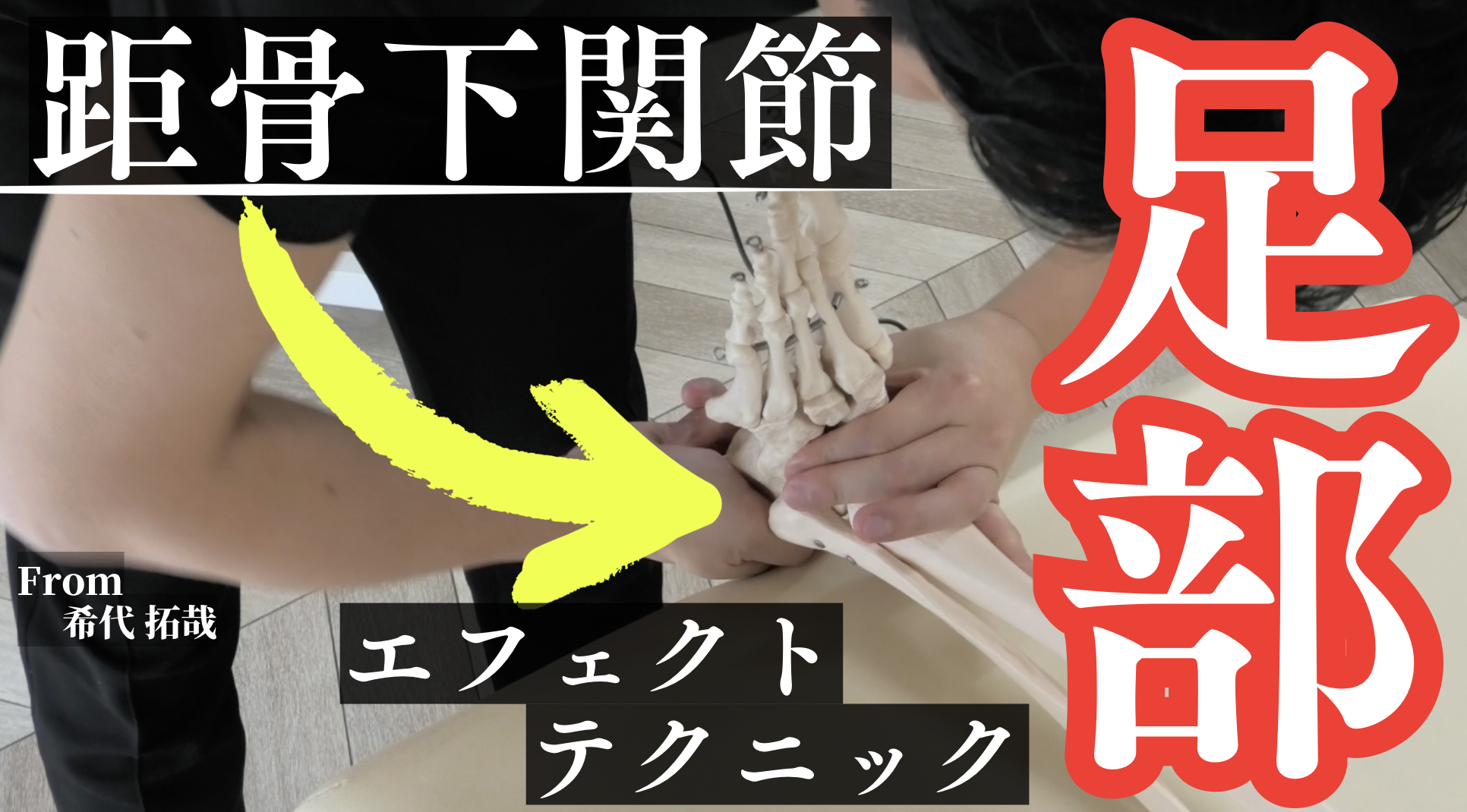 【超有料級】足関節で必ず調整すべき距骨下関節エフェクトテクニック
