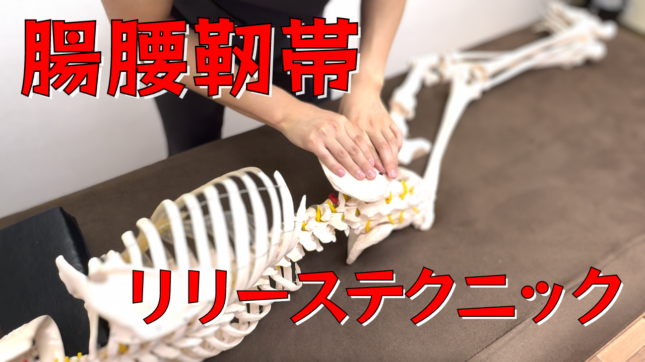このテクニック知っていますか？腰痛治療では必須！腸腰靭帯リリース