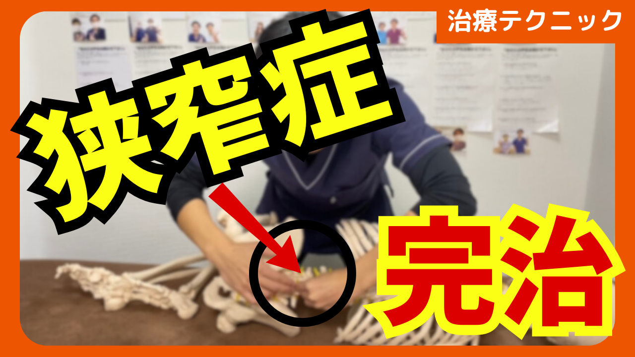 【脊柱管狭窄症】休まず歩けるようにする!脊柱管を開放させる治療テクニックについて解説!!